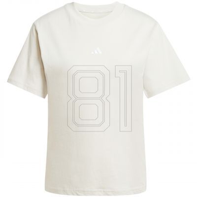 adidas Essentials Baumwoll-T-Shirt mit kleinem Logo W JI6079