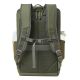 9. Rivacase Eden Rucksack Reiserucksack Olivgrünes gewachstes Leder (Pull-Up), Polyester, recyceltes Polyethylenterephthalat (rPET)