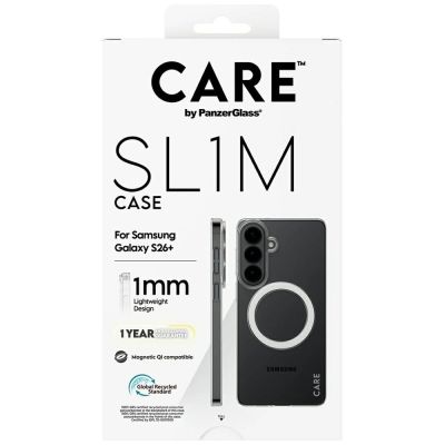 6. CARE by PanzerGlass SL1M Hülle für Samsung Galaxy S26+ - Transparent