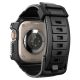 10. Spigen Rugged Armor Pro Gehäuse mit Armband für Apple Watch Ultra (49 mm) – Schwarz