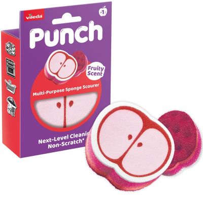 Vileda Punch Universal-Scheuerschwamm Apfel 1 Stück.