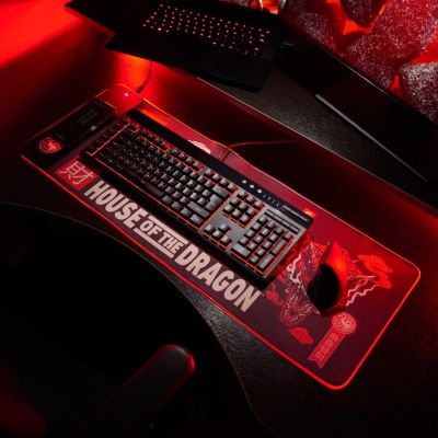 2. Numskull Games 154921 Mauspad Gaming-Pad Schwarz, Mehrfarbig, Rot