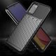 6. Thunder Case Flexibel Robuste Panzer Handyhülle TPU Schutzhülle für Samsung Galaxy A03s schwarz