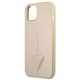 6. Guess GUHCP13SPSATLE iPhone 13 mini 5,4 "beige / beige Hardcase SaffianoTriangle Logo