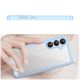 4. Outer Space Case Silikonhülle mit Gelrahmen für Samsung Galaxy S25+ – blau