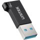 2. UNITEK Adapter USB-A auf USB-C 10 Gbit/s Stecker/Buchse Schwarz