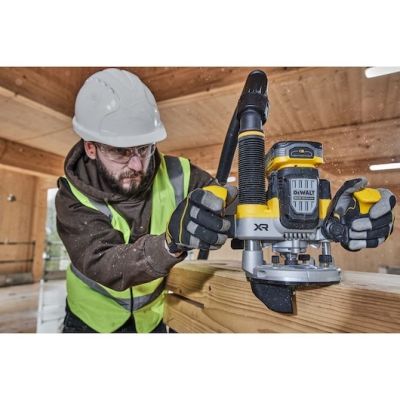 2. DeWALT DCW620NT-XJ Oberfräse/Rasentrimmer, Schwarz/Gelb, 23000 U/min