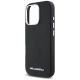 6. Karl Lagerfeld Saffiano Vollständig umwickeltes längliches Metalllogo MagSafe iPhone 16 Pro Max-Hülle - Schwarz