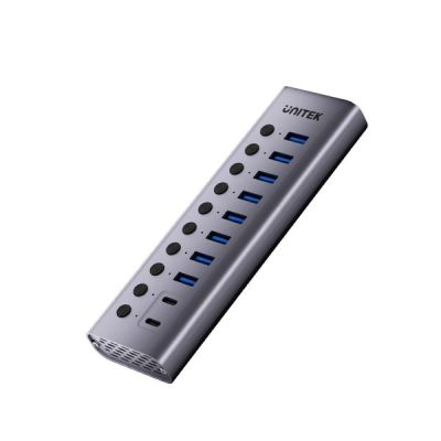 Unitek Hub USB C/USB A 10in1 5Gbps mit Port-Umschaltern