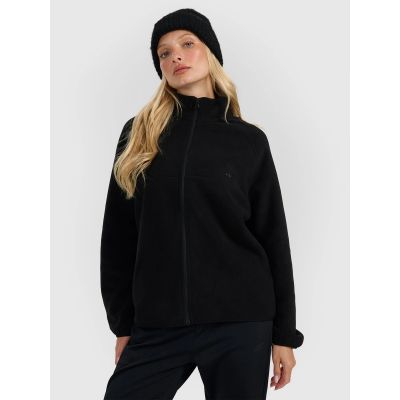 Damen-Fleecejacke mit Stehkragen, Oversize, Größe 4F 4FRAW25TFLEF450-20S