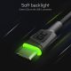 3. GREEN CELL KABGC13 GC RAY USB-KABEL – USB-C 200 cm, grüne LED, Schnellladefunktion (Ultra Charge), QC 3.0