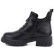 7. Schwarze Damen-Ankle-Boots aus Leder mit Plateausohle, Modell M.Daszyński SFY2502-11ac