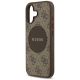 6. Guess 4G Circle Classic Logo MagSafe Hülle für iPhone 17 - Braun