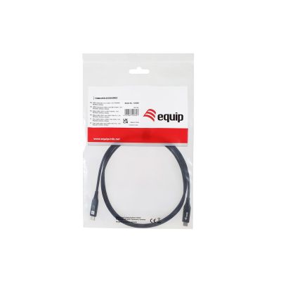 3. Equip 128389 USB-Kabel USB4 Gen 3x2 1,2 m USB-C 240 W Schwarz