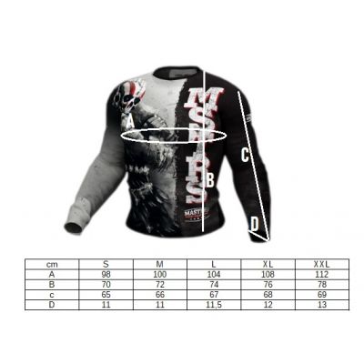 3. MFC DARK SIDE „WARRIOR“ Langarm-Trainingsshirt