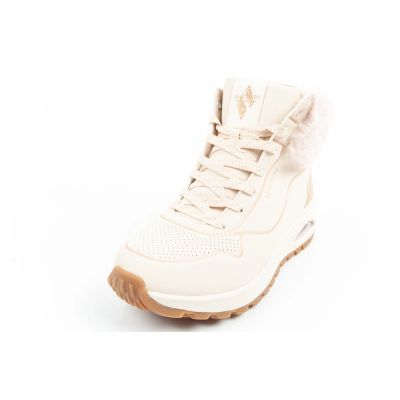 12. Skechers Uno Rugged Damen Sport-Schuhe isolierte Winter-Stiefeletten Beige