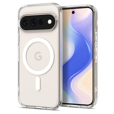 2. Spigen Ultra Hybrid Mag MagSafe Hülle für Google Pixel 11 Pro XL – Transparent und Weiß