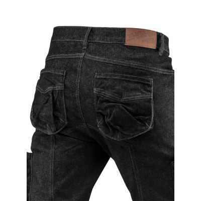 2. Jeans-Arbeitshose mit 5 Taschen, schwarz, Größe S