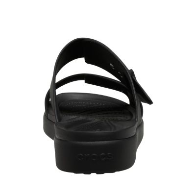 3. Crocs Brooklyn Buckle Low Damen-Flip-Flops Schwarz 211215 001