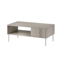 TRESSE Couchtisch/Tisch 110x60x40 Kaschmir matt