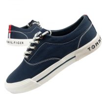 Tommy Hilfiger Herren Sportschuhe Sneakers modisch bequem Marineblau