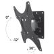 5. TECHLY TV-Wandhalterung LED/LCD 17-37 Zoll 25 kg