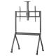 23. MACLEAN TV-Wagen mit Kameraablage, auf Rollen, 55–100 Zoll, max. Traglast 120 kg/10 kg Ablage, max. VESA 900 x 600, MC-114 B
