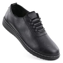 Bequeme schwarze Damenschuhe UNISOFT 5933