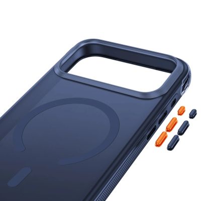 5. Tech-Protect MagAir MagSafe CC Hülle für iPhone 18 Pro Max / 17 Pro Max – Dunkelblau matt