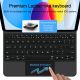 7. Tech-Protect Smartcase Magnetic mit Tastatur für iPad 10,9" 2022 / iPad 11" 2025 - Schwarz