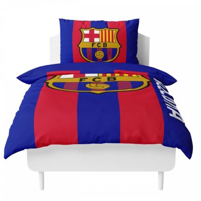 2. FC Barcelona Bettwäsche-Set 135x200 + 50x75 cm Mikrofaser 119122