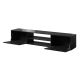 2. TV-Schrank SLIDE 200K 200x40xH37, komplett in Schwarz Hochglanz