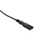 3. SAVIO CL-100 Kabel (2-Pin F - Euro M; 1,8 m; schwarz)