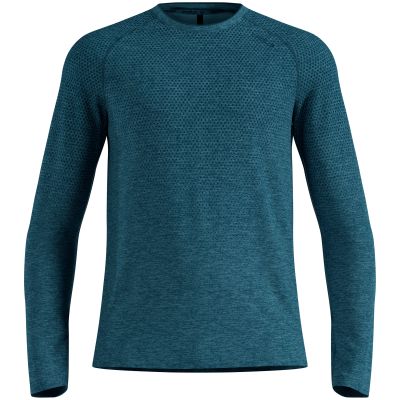 2. Herren-Langarmshirt Odlo ESSENTIAL SEAMLESS T-Shirt mit Rundhalsausschnitt, l/s, grün