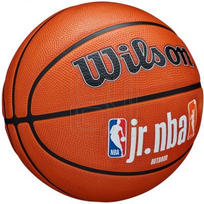 4. Wilson Jr NBA Logo Auth Outdoor-Basketball WZ3011801XB6