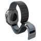 4. Spigen Athlex Air M Armband für Apple Watch 44 / 45 / 46 / 49 mm – Schwarz und Grau