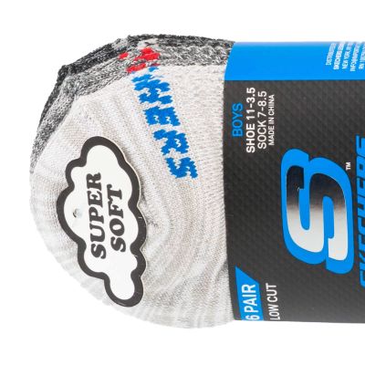 2. Skechers 6er-Pack Jungen-Socken ohne Frottee S112222-GRY Grau 31-34