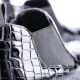 22. Rieker W R474 Schlangenleder Stiefeletten schwarz