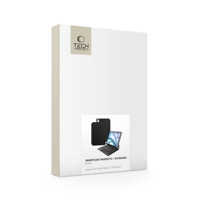 12. Tech-Protect Smartcase Magnetic mit Tastatur für iPad Air 10,9" 2020/2022 / iPad Air 11" 2024/2025 - Schwarz