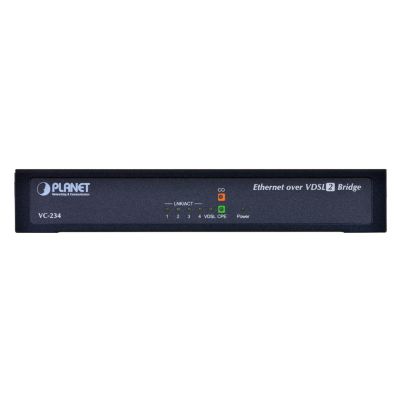 2. PLANET VC-234 VDSL2-Konverter 1xRJ-11, 4xRJ-45, 30 A
