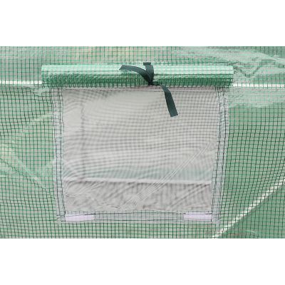 33. Gewächshaus-Gartentunnel 200x200x200CM PE-Grünstahlkonstruktion