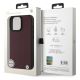 8. BMW MagSafe Hülle mit Leder-Diamant-Metalllogo für iPhone 16 Pro Max – Rot