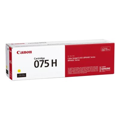 2. Canon 075 H Tonerkartusche, 1 Stück, Original, Gelb