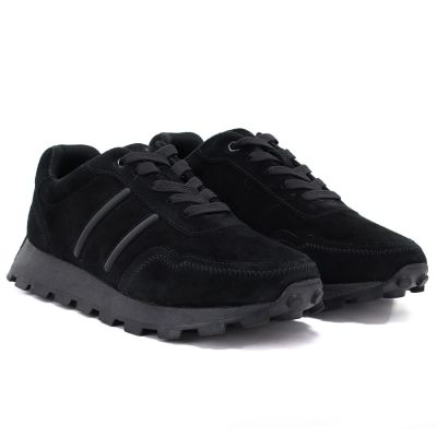 8. Schwarze Plateau-Sneaker aus Leder von S.Barski