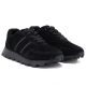 8. Schwarze Plateau-Sneaker aus Leder von S.Barski