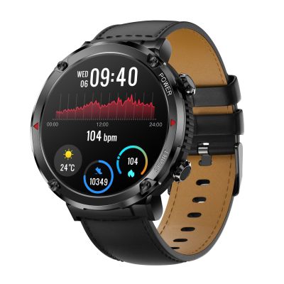 2. Gravity GT21-3 Smartwatch + Schwarzes Silikonarmband