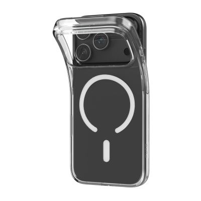 Puro 0.3 MAG Ultra-Slim TPU Case Kompatibel mit MagSafe für iPhone 17 Pro - Transparent