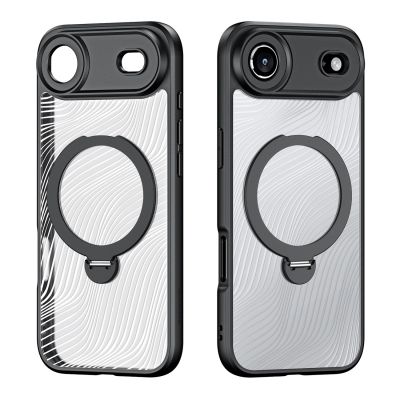 2. Dux Ducis Aimo Mag Case mit Magnetring und Ständer für iPhone 17 Air – Schwarz