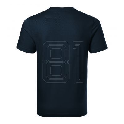 2. Recall Unisex-T-Shirt (Marineblau (Markenetikett))