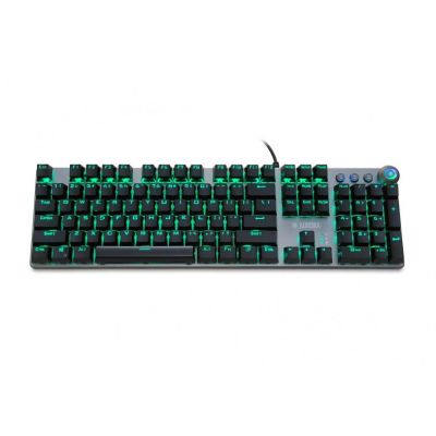 51. IBOX AURORA K-4 RGB IKGMK4 Mechanische Tastatur (USB; (US); Schwarz)